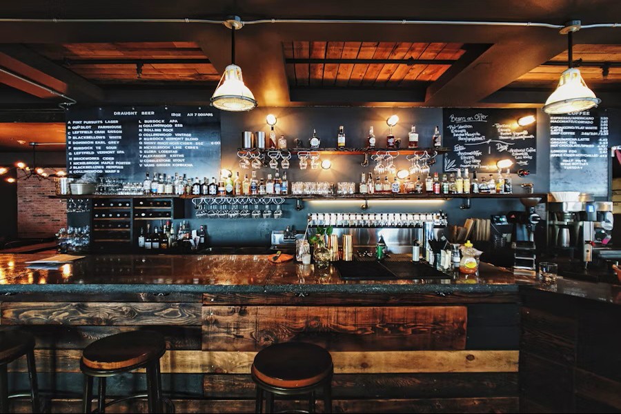 Wine tasting room